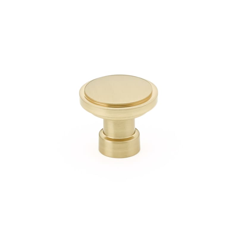 Emtek Haydon cabinet knob in satin brass