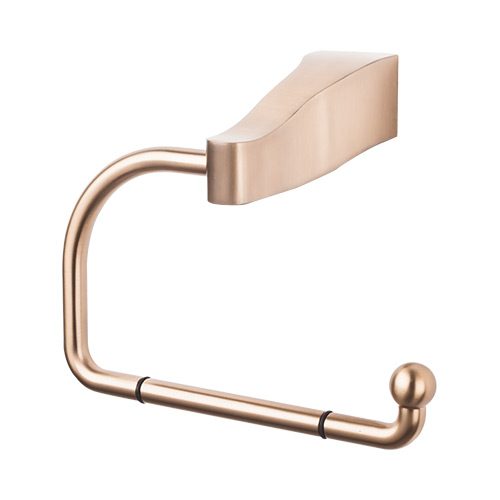 Top Knobs Aqua brushed bronze toilet paper holder