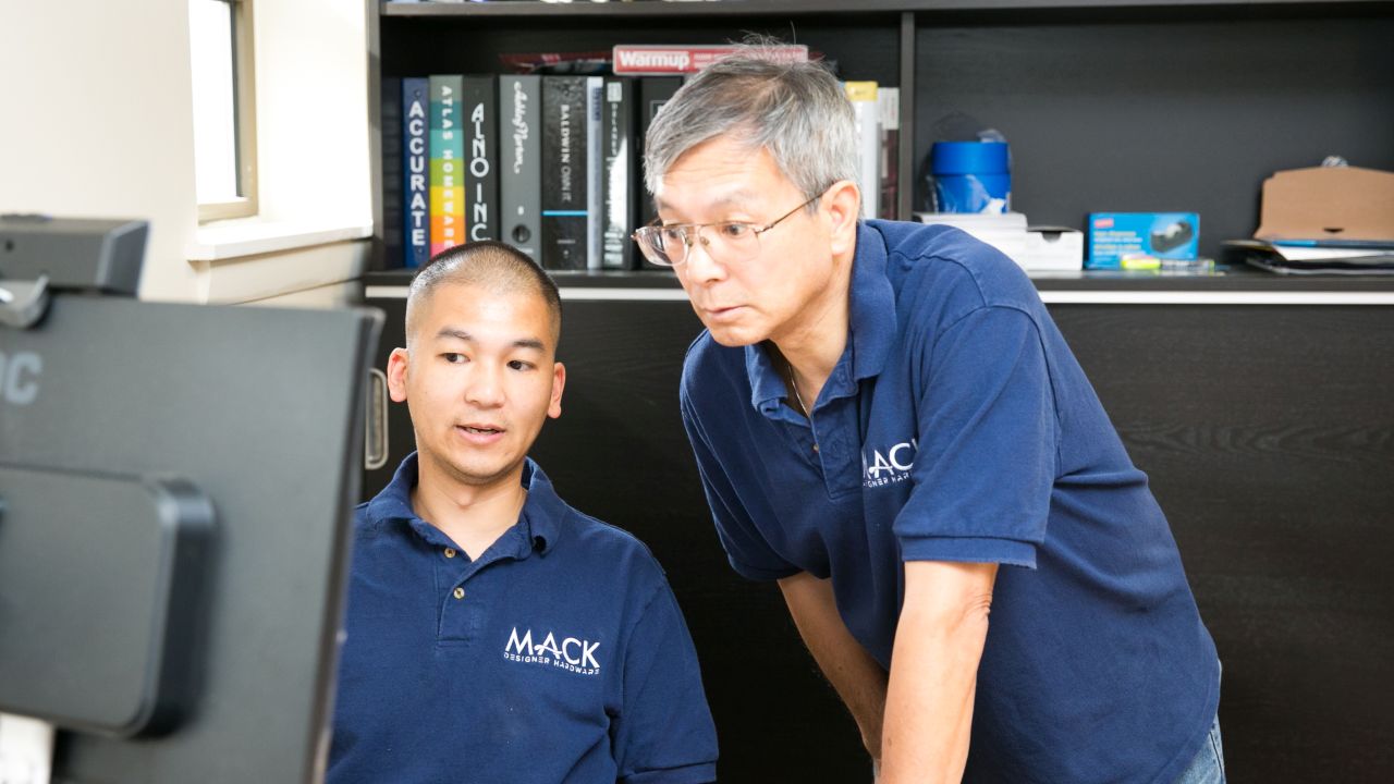 Mack Designer Hardware staff at work